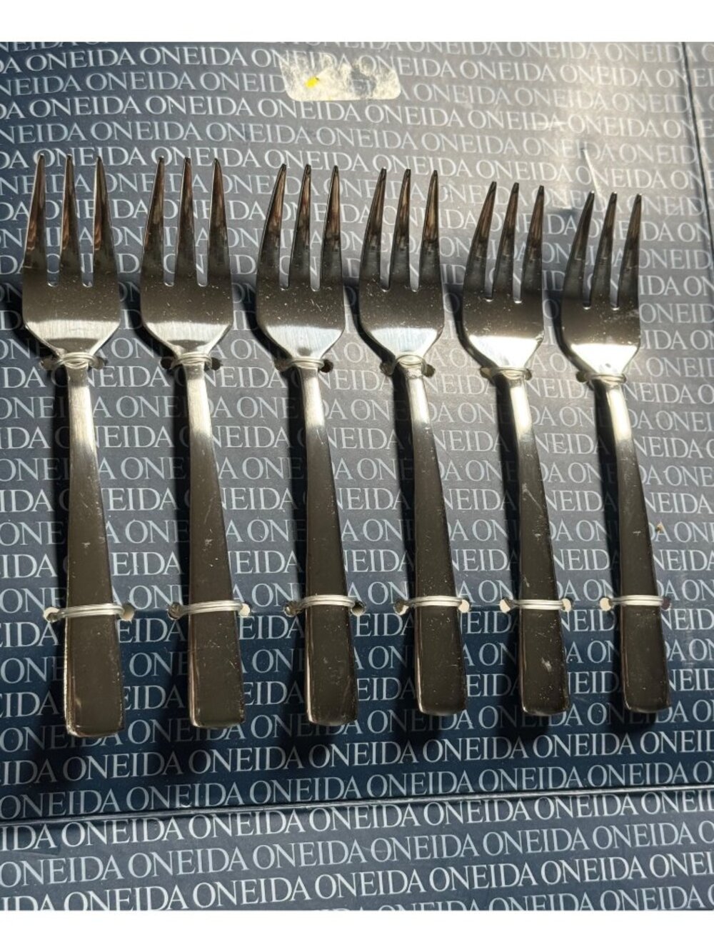 Oneida Stainless Steel Nocha Cocktail Fork Set Of 6 HG00007 Modern Design